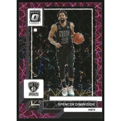 2022-23 Donruss Optic Pink Velocity #175 Spencer Dinwiddie