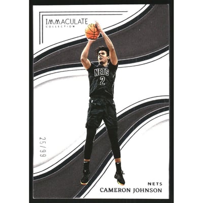 2022-23 Immaculate Collection #25 Cameron Johnson