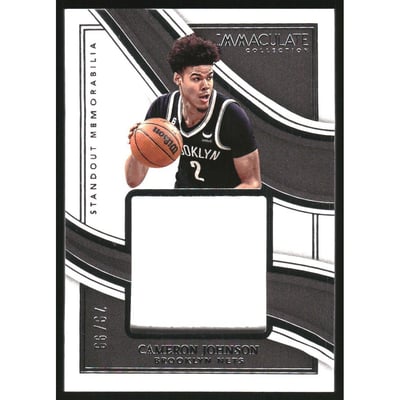 2022-23 Immaculate Collection Standout Memorabilia #3 Cameron Johnson