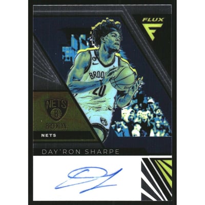 2022-23 Panini Flux Flux Signatures #7 Day'Ron Sharpe