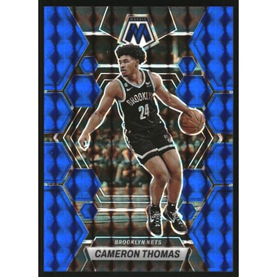 2022-23 Panini Mosaic Mosaic Blue #159 Cameron Thomas