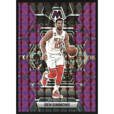 2022-23 Panini Mosaic Mosaic Purple #183 Ben Simmons