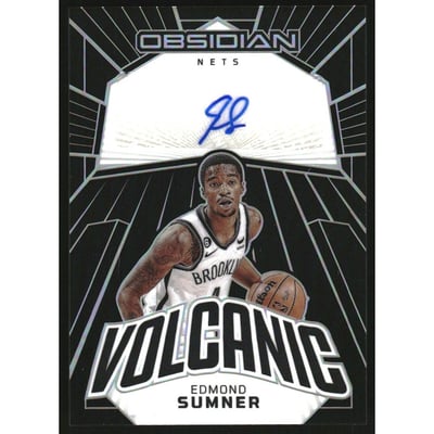 2022-23 Panini Obsidian Volcanic Signatures #5 Edmond Sumner/149