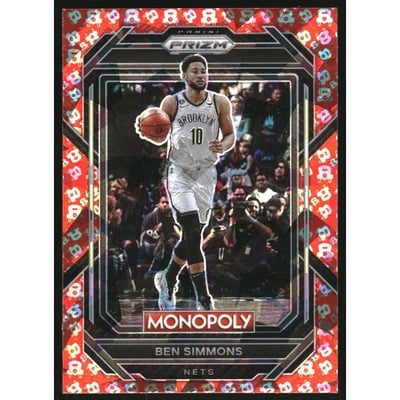 2022-23 Panini Prizm Monopoly Free Parking #9 Ben Simmons