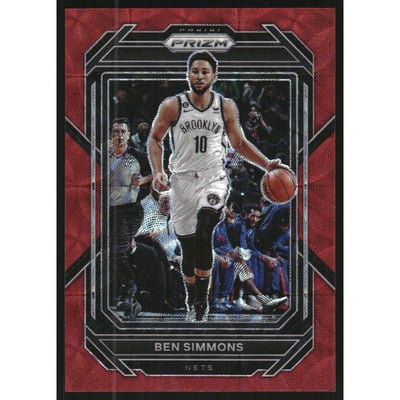 2022-23 Panini Prizm Prizms Choice Red #13 Ben Simmons