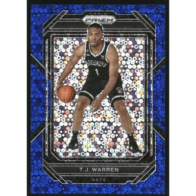 2022-23 Panini Prizm Prizms Fast Break Blue #220 T.J. Warren