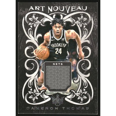 2023-24 Court Kings Art Nouveau Jerseys #28 Cameron Thomas