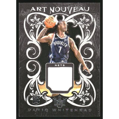 2023-24 Court Kings Art Nouveau Jerseys #7 Dariq Whitehead