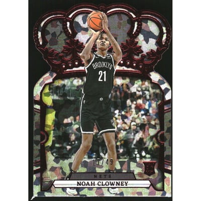 2023-24 Crown Royale Crystal Red #72 Noah Clowney