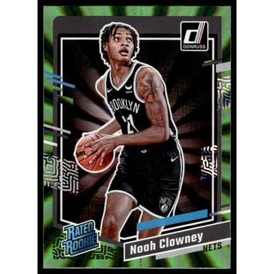 2023-24 Donruss Holo Green Laser #234 Noah Clowney