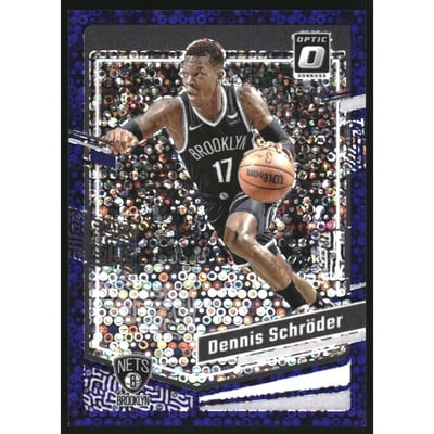 2023-24 Donruss Optic Fast Break Purple #106 Dennis Schroder