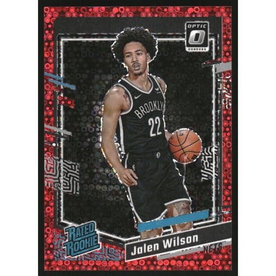 2023-24 Donruss Optic Fast Break Red #206 Jalen Wilson RR