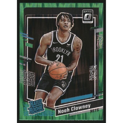 2023-24 Donruss Optic Green Shock #205 Noah Clowney RR
