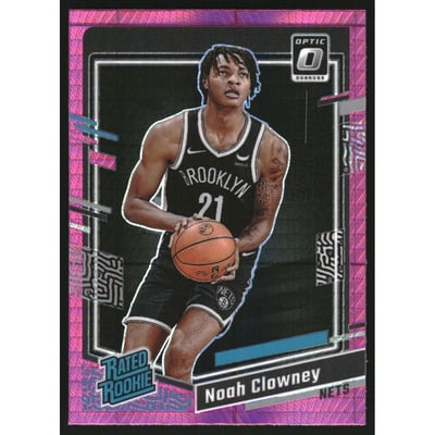 2023-24 Donruss Optic Hyper Pink #205 Noah Clowney RR