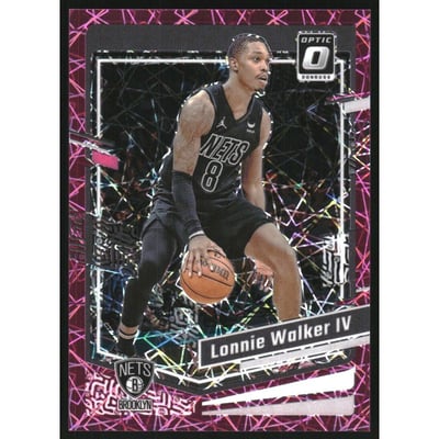 2023-24 Donruss Optic Pink Velocity #107 Lonnie Walker IV