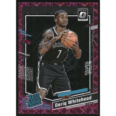 2023-24 Donruss Optic Pink Velocity #230 Dariq Whitehead RR