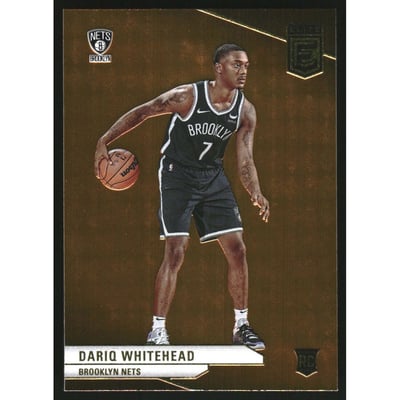 2023-24 Elite Orange #242 Dariq Whitehead