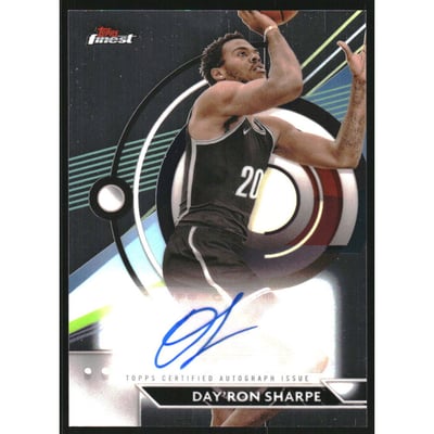 2023-24 Finest Autographs #FADS Day'Ron Sharpe