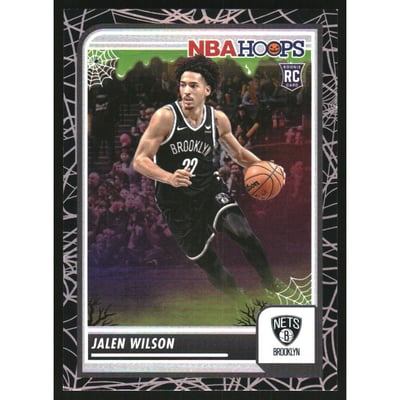 2023-24 Hoops Haunted Hoops Holo Webs #215 Jalen Wilson