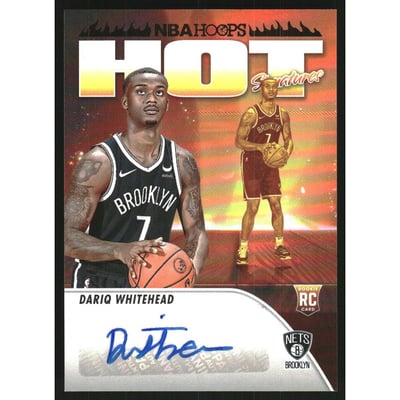2023-24 Hoops Hot Signatures Rookies #47 Dariq Whitehead