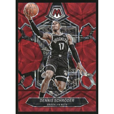 2023-24 Panini Mosaic Mosaic Red International #148 Dennis Schroder