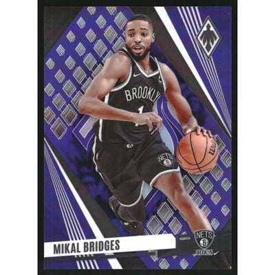 2023-24 Panini Phoenix Purple #4 Mikal Bridges