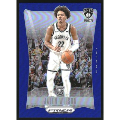 2023-24 Panini Prizm Deca Prizms Blue #222 Jalen Wilson