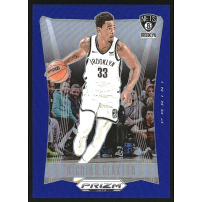 2023-24 Panini Prizm Deca Prizms Blue #259 Nicolas Claxton
