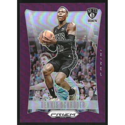 2023-24 Panini Prizm Deca Prizms Purple #45 Dennis Schroder