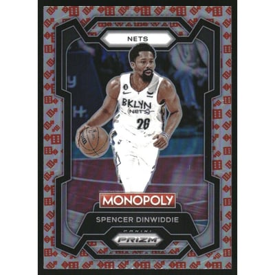 2023-24 Panini Prizm Monopoly Dice #11 Spencer Dinwiddie