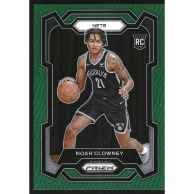 2023-24 Panini Prizm Prizms Green #165 Noah Clowney