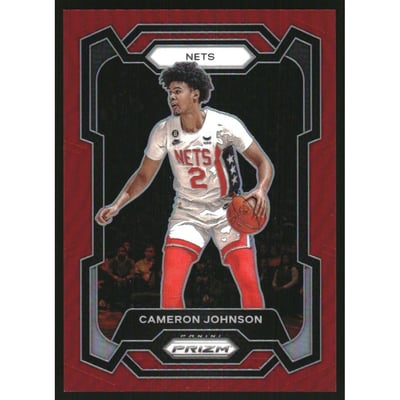 2023-24 Panini Prizm Prizms Red #222 Cameron Johnson