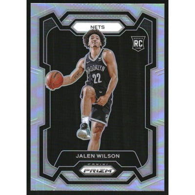 2023-24 Panini Prizm Prizms Silver #128 Jalen Wilson