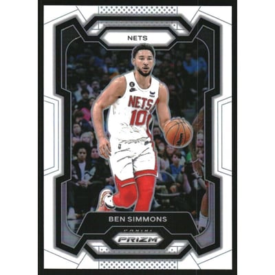 2023-24 Panini Prizm Prizms White #26 Ben Simmons