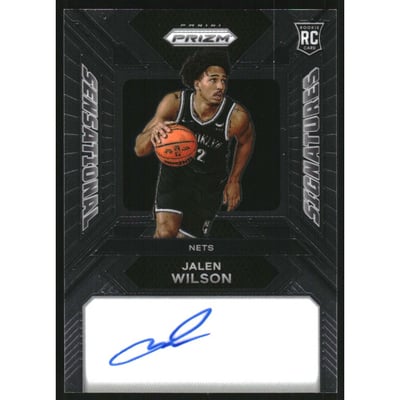 2023-24 Panini Prizm Sensational Signatures #72 Jalen Wilson