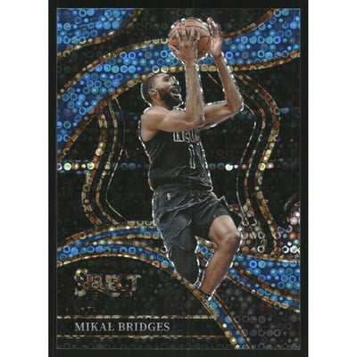 2023-24 Select Prizms Light Blue Disco #234 Mikal Bridges
