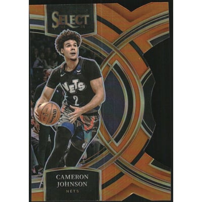 2023-24 Select Prizms Orange Die-Cut #189 Cameron Johnson