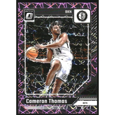 2024-25 Donruss Optic Pink Velocity #80 Cameron Thomas