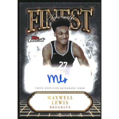 2024-25 Finest Autographs #FAML Maxwell Lewis