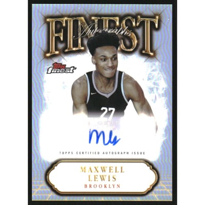 2024-25 Finest Autographs Refractors #FAML Maxwell Lewis
