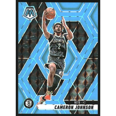 2024-25 Panini Mosaic Mosaic Blue Fluorescent #160 Cameron Johnson