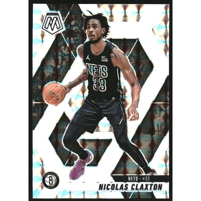 2024-25 Panini Mosaic Mosaic Choice White #106 Nicolas Claxton