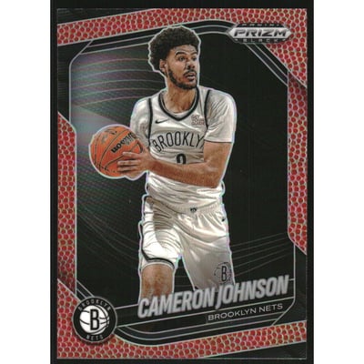 2024-25 Panini Prizm Black Prizms Basketball #66 Cameron Johnson