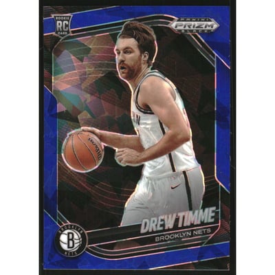 2024-25 Panini Prizm Black Prizms Blue Ice #250 Drew Timme