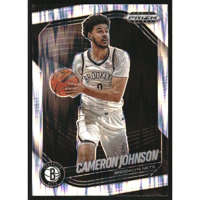 2024-25 Panini Prizm Black Prizms Skewed #66 Cameron Johnson