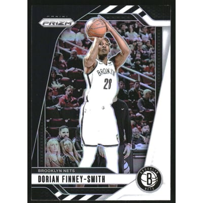 2024-25 Panini Prizm Prizms Black White #108 Dorian Finney-Smith