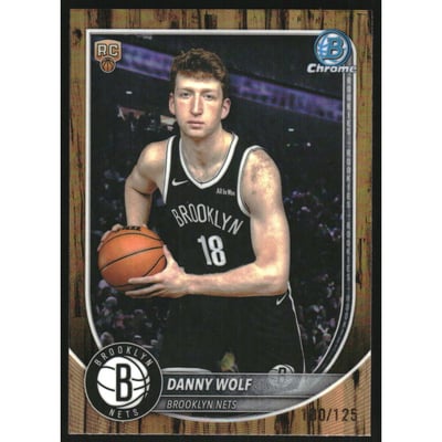 2025-26 Bowman Chrome Floorboard Refractors #BCV27 Danny Wolf