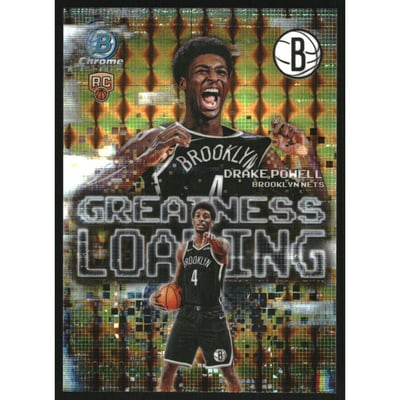 2025-26 Bowman Chrome Greatness Loading Gold Geometric Refractors #GL22 Drake Powell