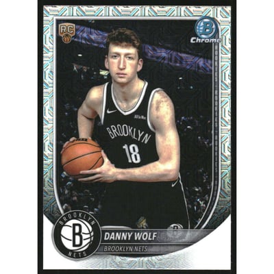 2025-26 Bowman Chrome Mojo Refractors #BCV27 Danny Wolf