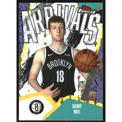 2025-26 Finest Arrivals Geometric Refractors #A27 Danny Wolf